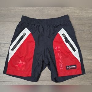 Columbia X Disney Mickey Mouse Boys Swim Trunks Size XS 6/7  Beach Pool